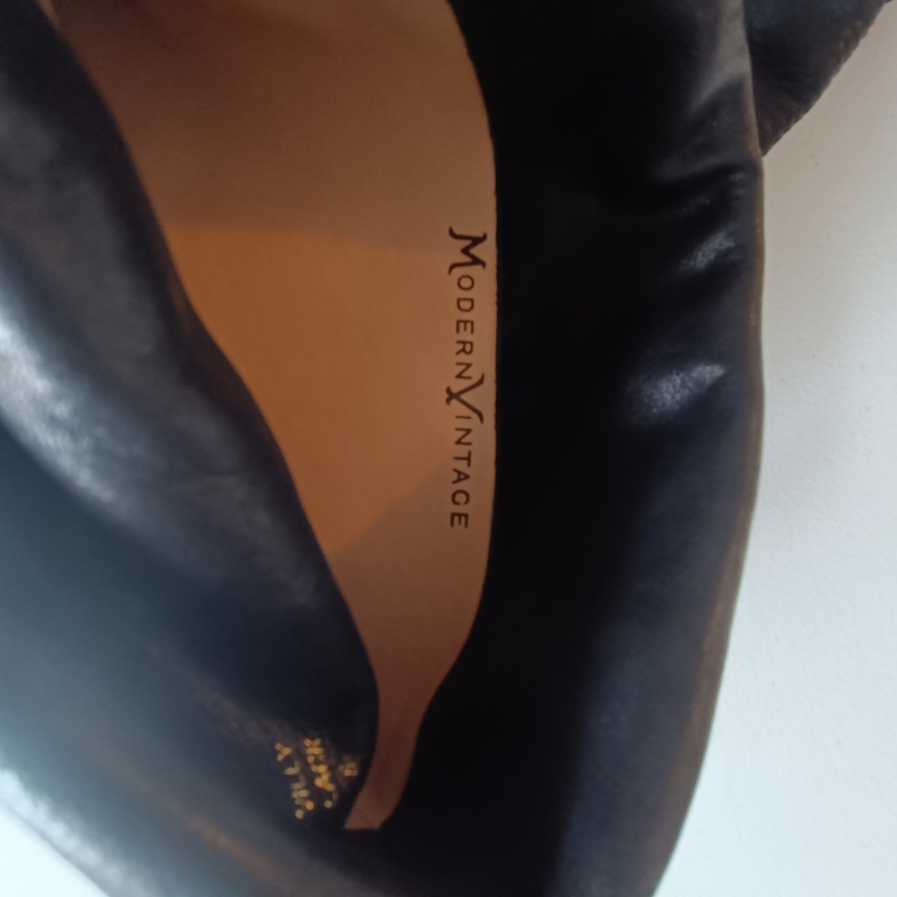 Modern Vintage Black Over the Knee Boots - Picture 13 of 15
